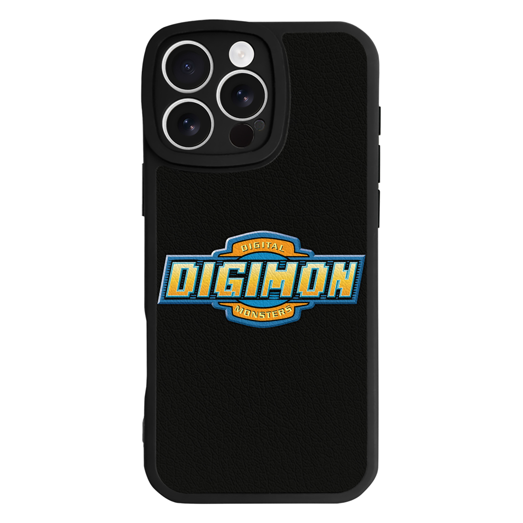 （画像用） Digimon デジタルモンスター/デジモン 【iPhone 16シリーズ対応】シリコンスマホケース（レザー調） 材質：シリコン